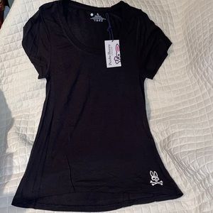 NWT “PSYCHO BUNNY” Lounge T-Shirt Sz Small. Black.
